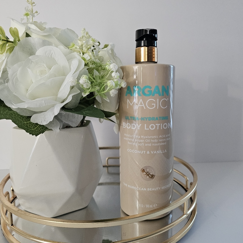 Argan Magic Ultra Hydrating Body Lotion Coconut &Vanilla 32fl.oz(946g)